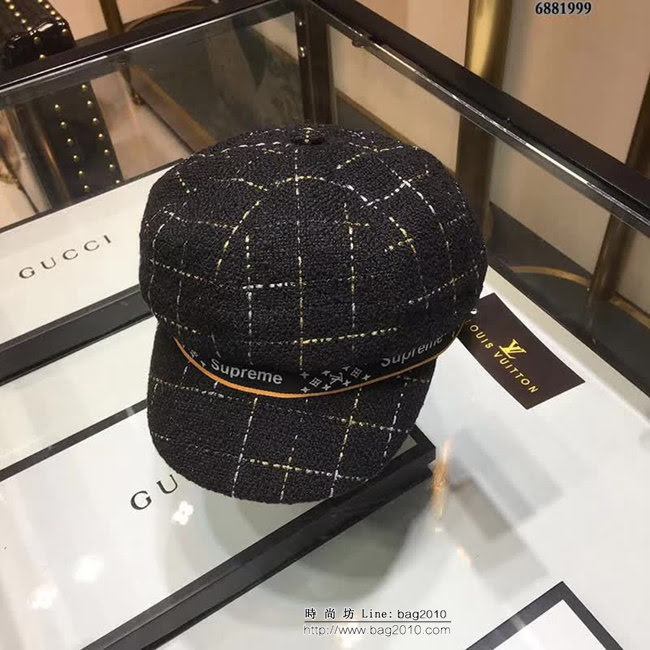 LV聯名supreme 四季百搭貝蕾帽 6881999 LLWJ7365